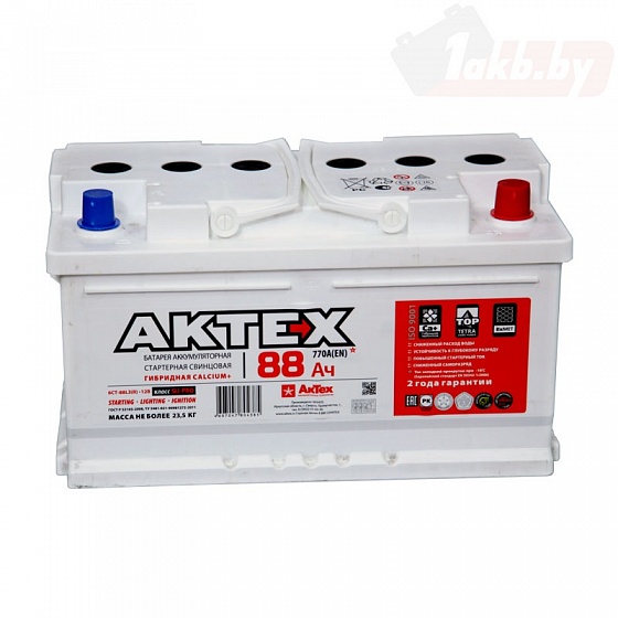 АКТЕХ Classic (88 A/h), 850A R+