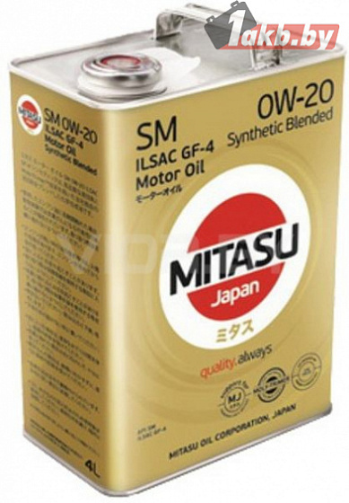 Mitasu MJ-123 0W-20 4л