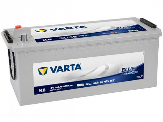 Varta Promotive Blue K8 (140 А/h), 800А L+ (640 400 080)