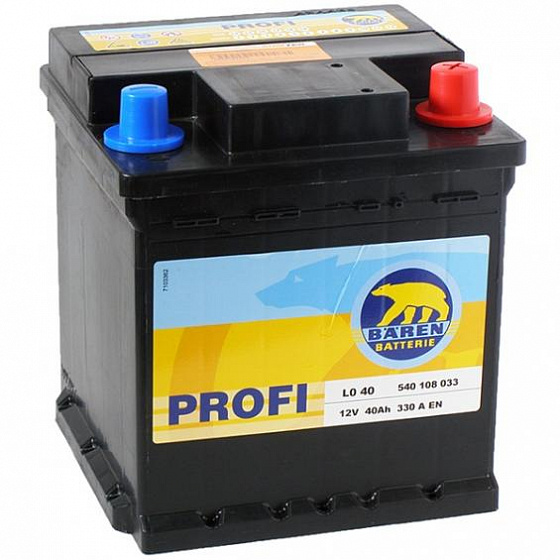 Baren Profi (40 A/h), 330А R+ 7905668