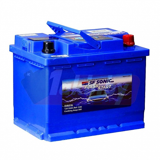 SF SONIC (55 A/h), 500A R+ (Exide)