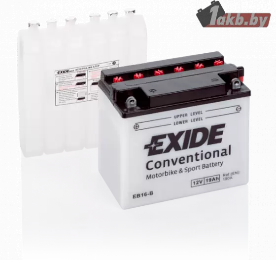 Exide EB16-B (19 A/h), 190A L+