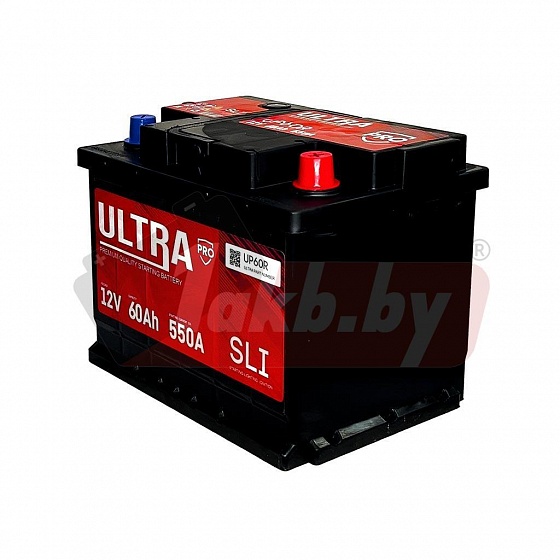 ULTRA PRO (60 A/h), 550A R+