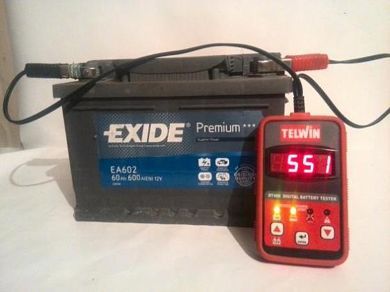 Аккумулятор Б/У Exide EA602 (60 A/h), 551A R+