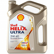 Моторное масло Shell HELIX ULTRA 5W-40 4L