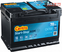 Аккумулятор Centra Start-Stop AGM CK700 (70 A/h), 760A R+