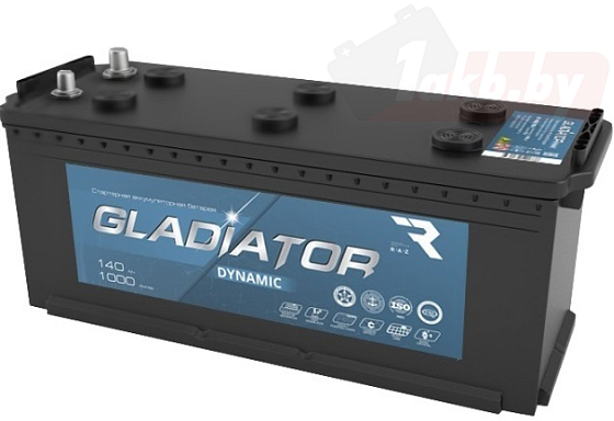 GLADIATOR Dynamic (140 А/h), 1000A L+ c бортом