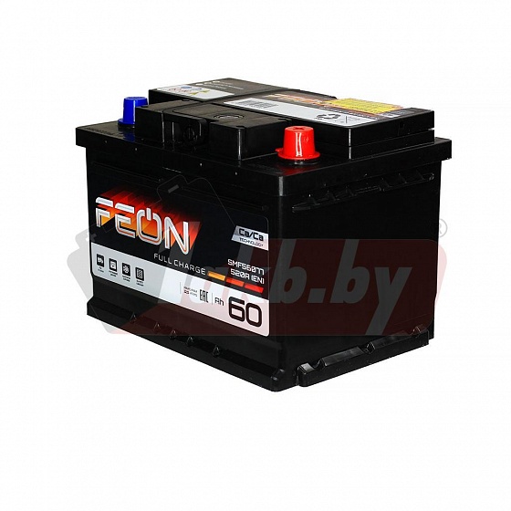 Feon (60 A/h), 520A R+ низ.