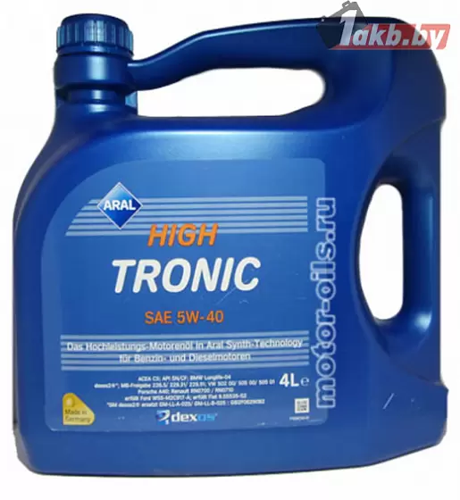 Aral High Tronic SAE 5W-40 4л