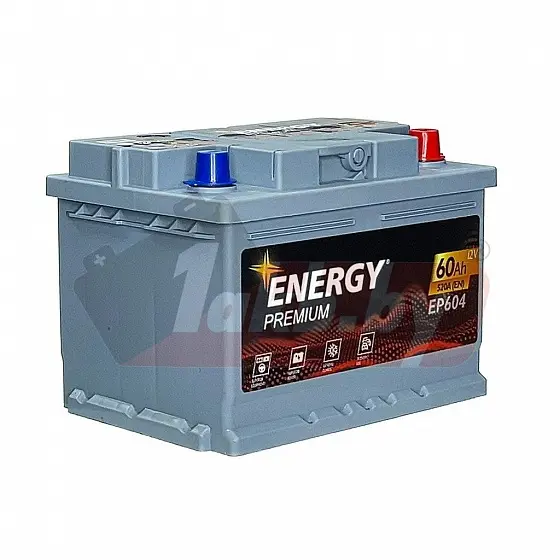 Energy Premium EP604 (60 A/h), 520A R+ низ.