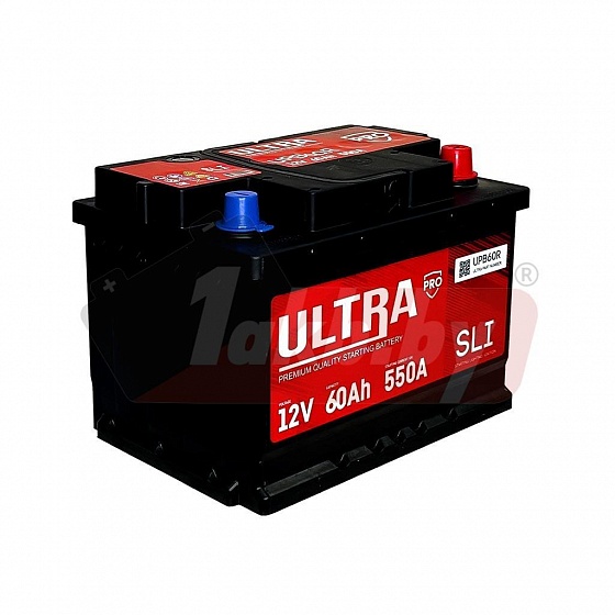 ULTRA PRO (60 A/h), 550A R+ низ.