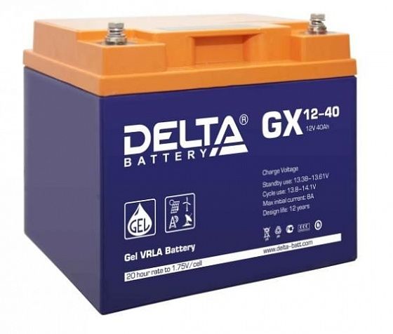 Аккумулятор для ИБП Delta GX 12-40 12V-40 Ah