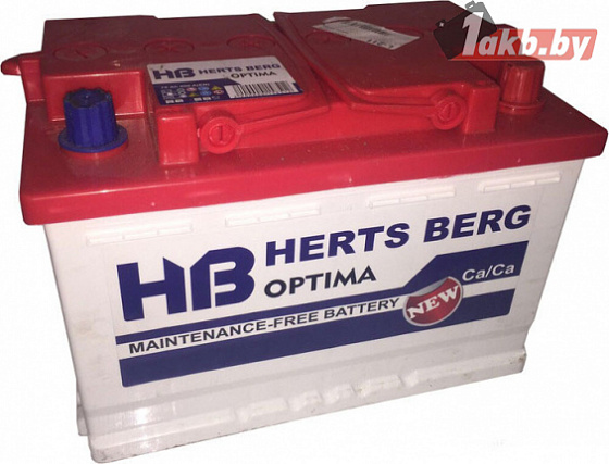 Herts Berg Optima R (60 Ач), 500A R+