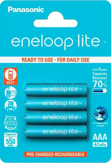 Panasonic Eneloop Lite AAA 550mAh 4 шт.