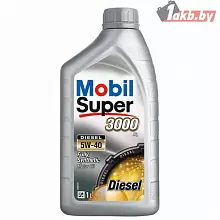 Моторное масло Mobil Super 3000 5W40 1л.
