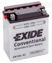 Аккумулятор Exide EB12AL-A2 (12 A/h), 165A R+