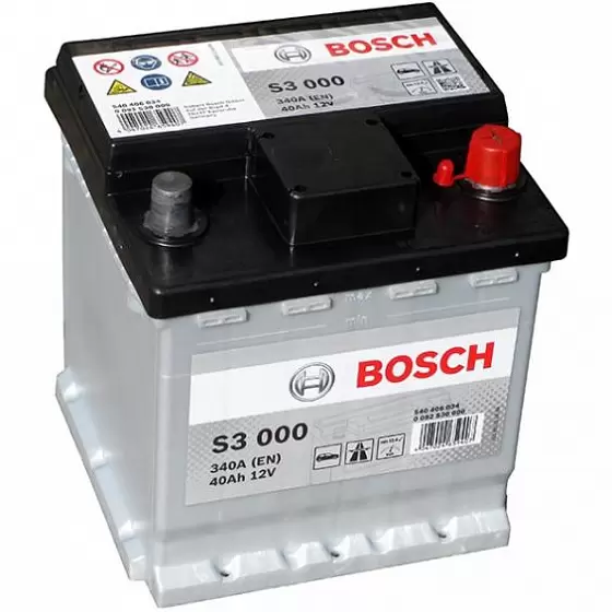 Bosch S3 000 (40 A/h), 340A R+ (540 406 034)