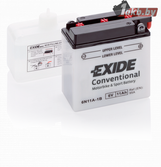 Exide 6N11A-1B (11 A/h), 95A R+ 6V