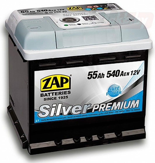 ZAP SILVER PREMIUM (55 A/h, 540A)