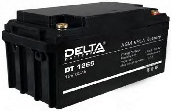 Аккумулятор для ИБП Delta DT 1265 12V-65 Ah
