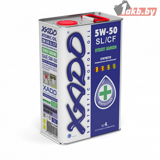 Xado Atomic Oil 5W-50 SL/CF 4л