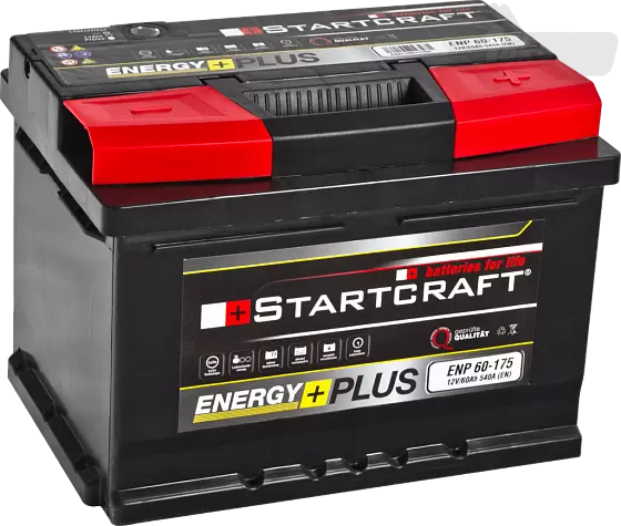 Startcraft Energy Plus (60 A/h), 540A R+ низ.