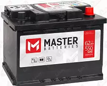 Аккумулятор MASTER BATTERIES (62 A/h) 500A R+ низ.
