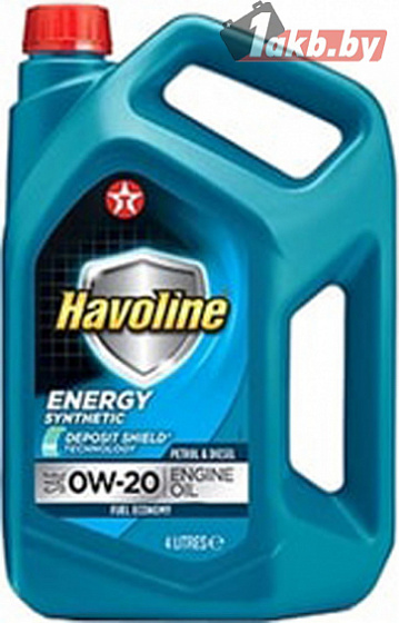 Texaco Havoline Energy 0W-20 4л