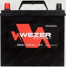 Аккумулятор WEZER (45 A/h), 330A L+ JIS