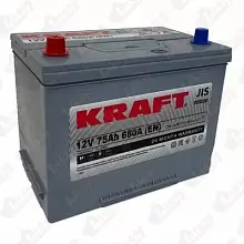 Аккумулятор Kraft Asia JL (75A/h), 680 L+