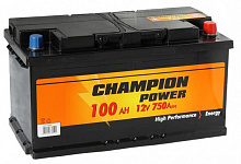 Аккумулятор CHAMPION Power 100 A/h, 750A R+