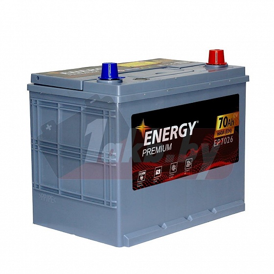 Energy Premium Asia EP7026 (70A/h), 660A R+ (с бортом)