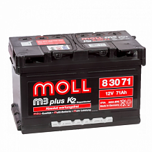 Аккумулятор MOLL AGM (70 A/h), 760А R+