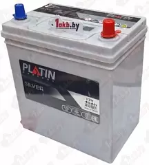 Аккумулятор PLATIN ASIA SILVER (45 A/h), 400A R+ т.кл. (короткий)