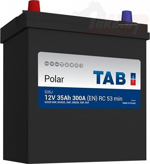 Tab Polar S Asia (35 A/h), 300A L+