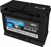 Аккумулятор АКОМ ULTIMATUM AGM (70 A/h), 760А R+