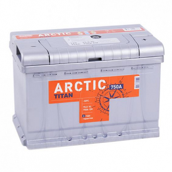 TUBOR  ARCTIC (75 A/h), 730A R+ (start-stop)