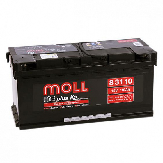 MOLL M3+ (110 A/h), 900А R+