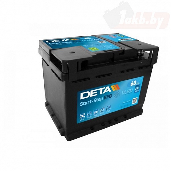 Deta Start-Stop EFB DL600 (60 A/h), 640A R+