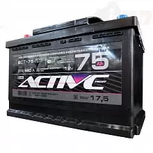 Аккумулятор АКТЕХ Active Frost (75 A/h), 650A L+