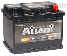 Аккумулятор Atlant Black (60 A/h), 460A R+