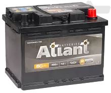 Аккумулятор Atlant (60 A/h), 460A R+
