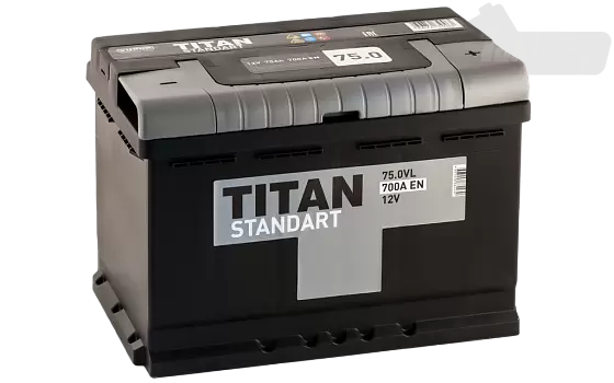 Titan Standart (75 А/h), 700A R+