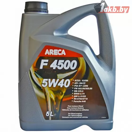 Areca F4500 5W-40 5л