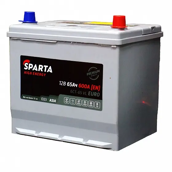 SPARTA High Energy Asia (65 A/h), 600 R+