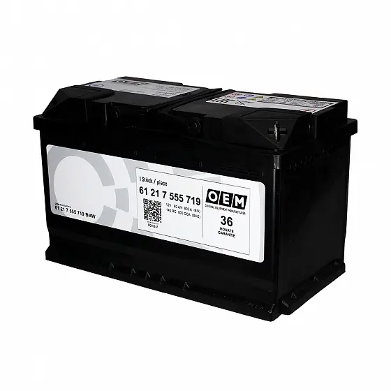 OEM AGM (80 A/h), 800A R+