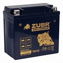 Аккумулятор ZUBR BIKE PREMIUM YTX14-BS (14 A/h), 205A L+