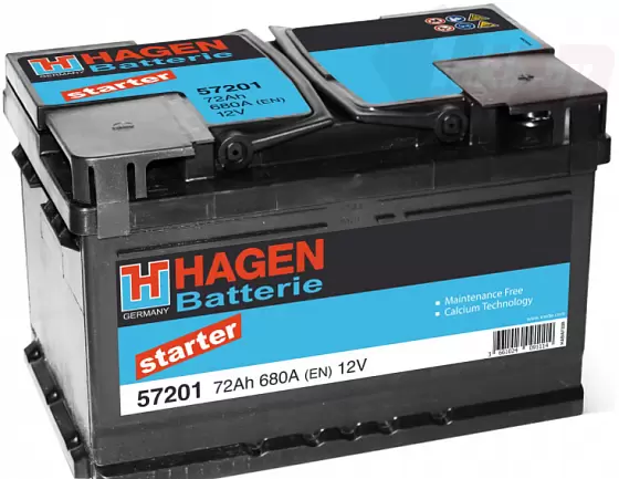 HAGEN (72 A/h), 680А R+