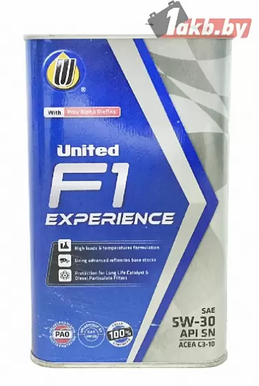 United Oil F1 Experience 5W-30 1л