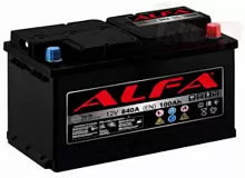 Аккумулятор ALFA Hybrid (100 A/h), 850A L+